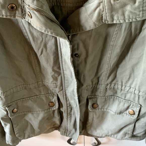 Aeropostale sz XS army green jacket super cute! - Picture 2 of 5